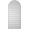 Ekena Millwork Round Top Surface Mount PVC Gable Vent: Functional, w/ 2"W x 2"P Brickmould Sill Frame, 18"W x 40"H GVPRT18X4003SF - alternate 2